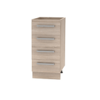 Cabinet inferior cu 4 sertare NOVA PLUS NOPL-055-0S, stejar sonoma
