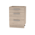 Dulap inferior cu sertare 60 NOVA PLUS NOPL-058-0S, stejar sonoma