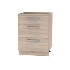 Dulap inferior cu sertare 60 NOVA PLUS NOPL-058-0S, stejar sonoma