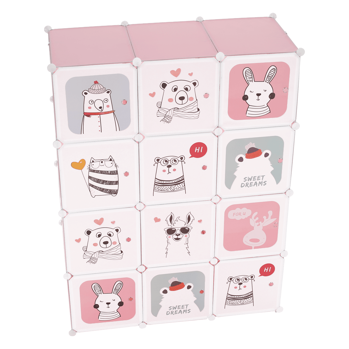 Dulap modular NURMI, roz