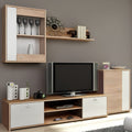 Ansamblu living GENTA, stejar sonoma / alb