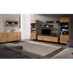 Masuta TV SIRAN, stejar lefkas / negru