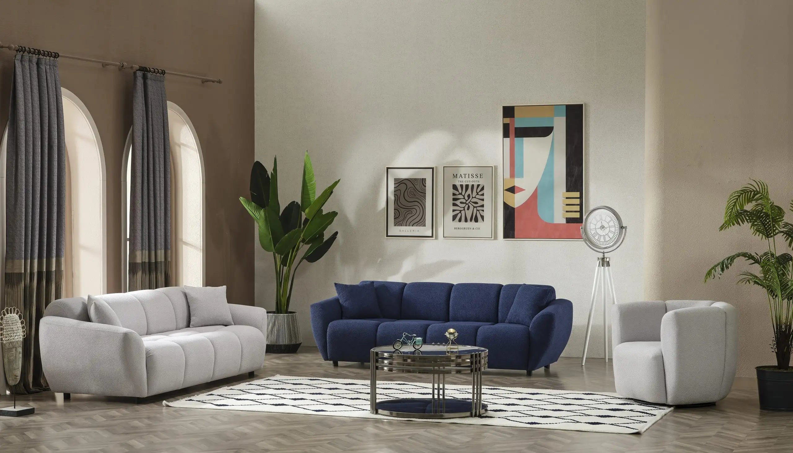 Canapea 3 locuri fix de Lux Odessa – Maxinova (imaginea 4)