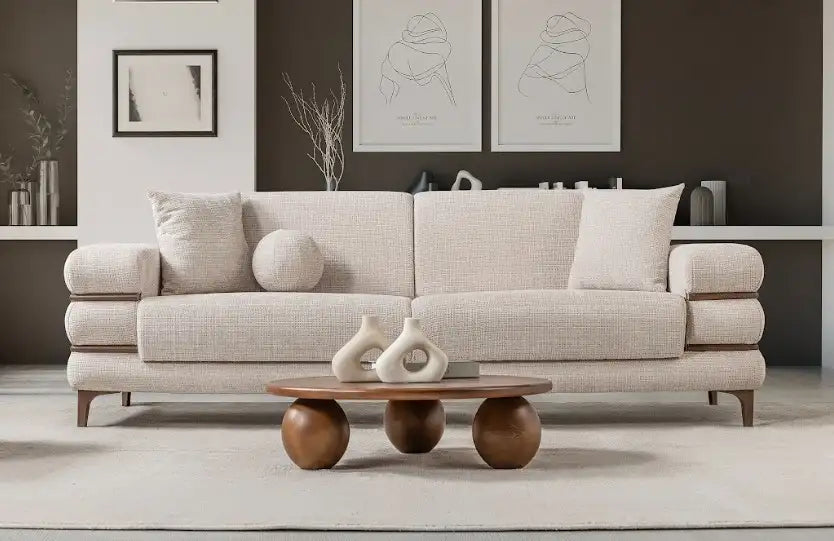 Canapea, extensibila 3 locuri Boucle Dessa – Maxinova (imaginea 1)