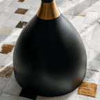 Masuta de cafea ODIS, marmura alb / negru
