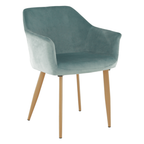 Scaun ODOVEL, material menta/fag