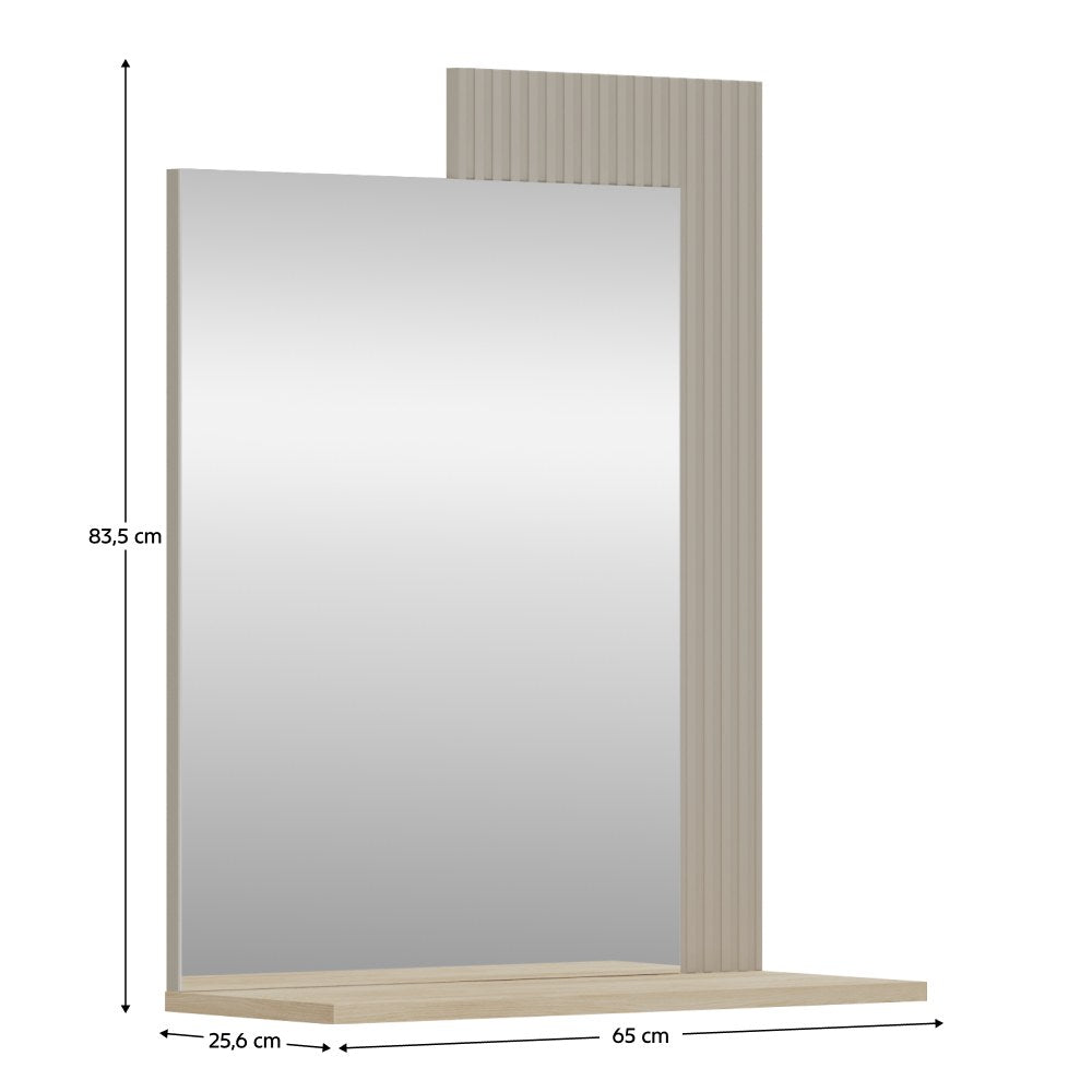 Oglindă Domca – schiță cu dimensiuni
