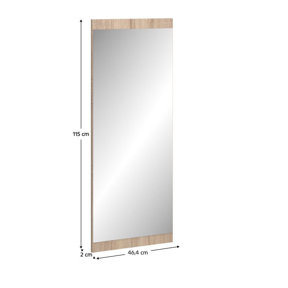Oglindă Norty – schiță cu dimensiuni