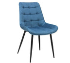 Scaun tapitat living din si picioare metalice, vedere 4
