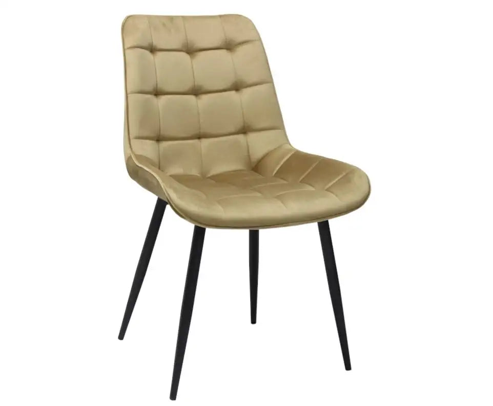 Scaun tapitat living din si picioare metalice, vedere 5