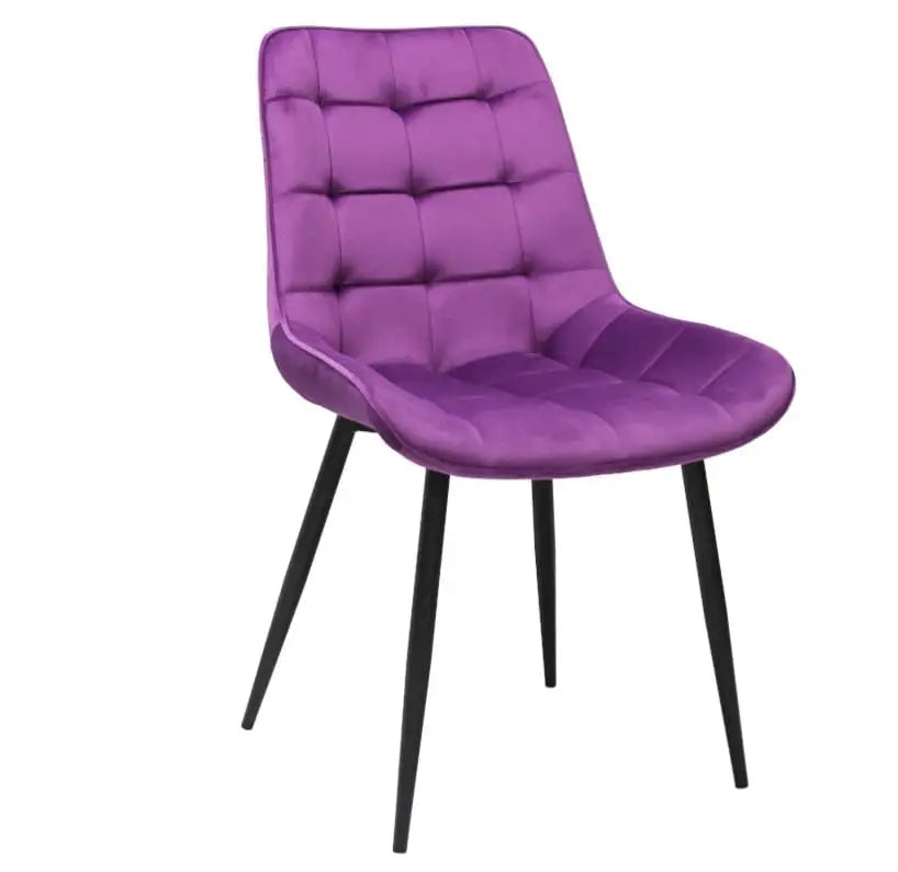 Scaun tapitat living din si picioare metalice, vedere 9