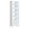 Vitrina 1W1S OLJE, alb