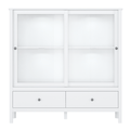 Vitrina joasa 2W2S OLJE, alb