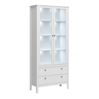 Vitrina 2W2S OLJE, alb
