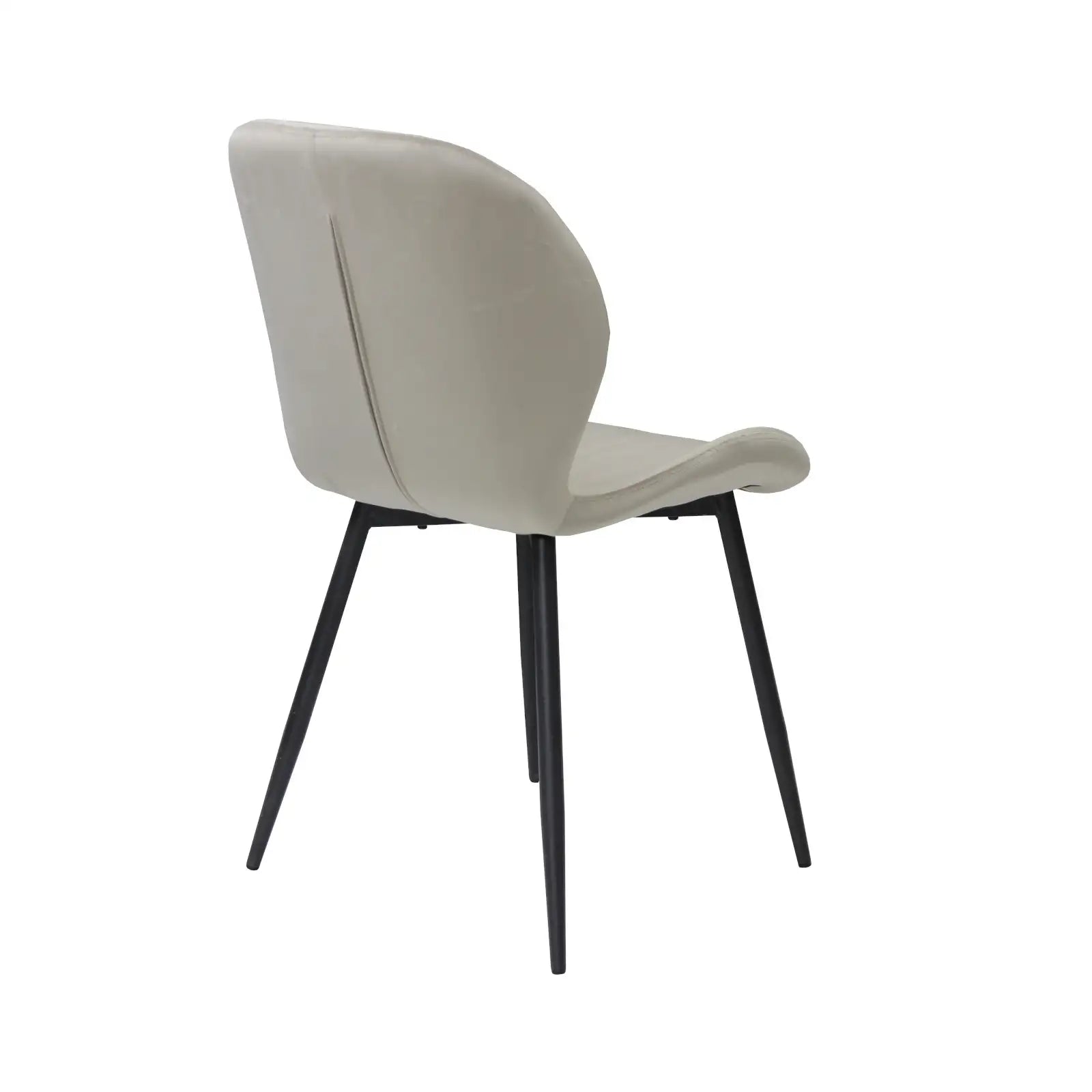 Scaun tapitat living din si picioare metalice Opet, vedere 3