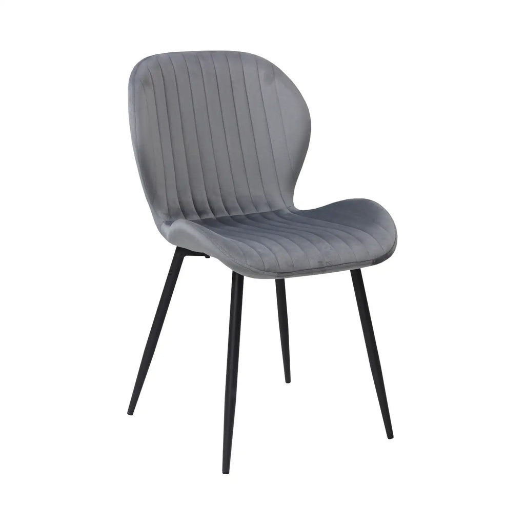 Scaun tapitat living din si picioare metalice Opet, vedere 6