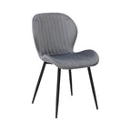 Scaun tapitat living din si picioare metalice Opet, vedere 6