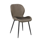 Scaun tapitat living din si picioare metalice Opet, vedere 4