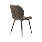 Scaun tapitat living din si picioare metalice Opet, vedere 5