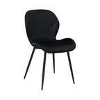 Scaun tapitat living din si picioare metalice Opet, vedere 8