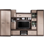 Ansamblu living KORINA, stejar deschis / stejar inchis