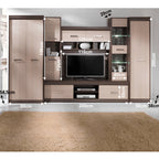 Ansamblu living KORINA, stejar deschis / stejar inchis