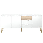 Comoda OSLO 75454, stejar sonoma/alb