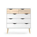 Comoda OSLO 75456, stejar sonoma/alb