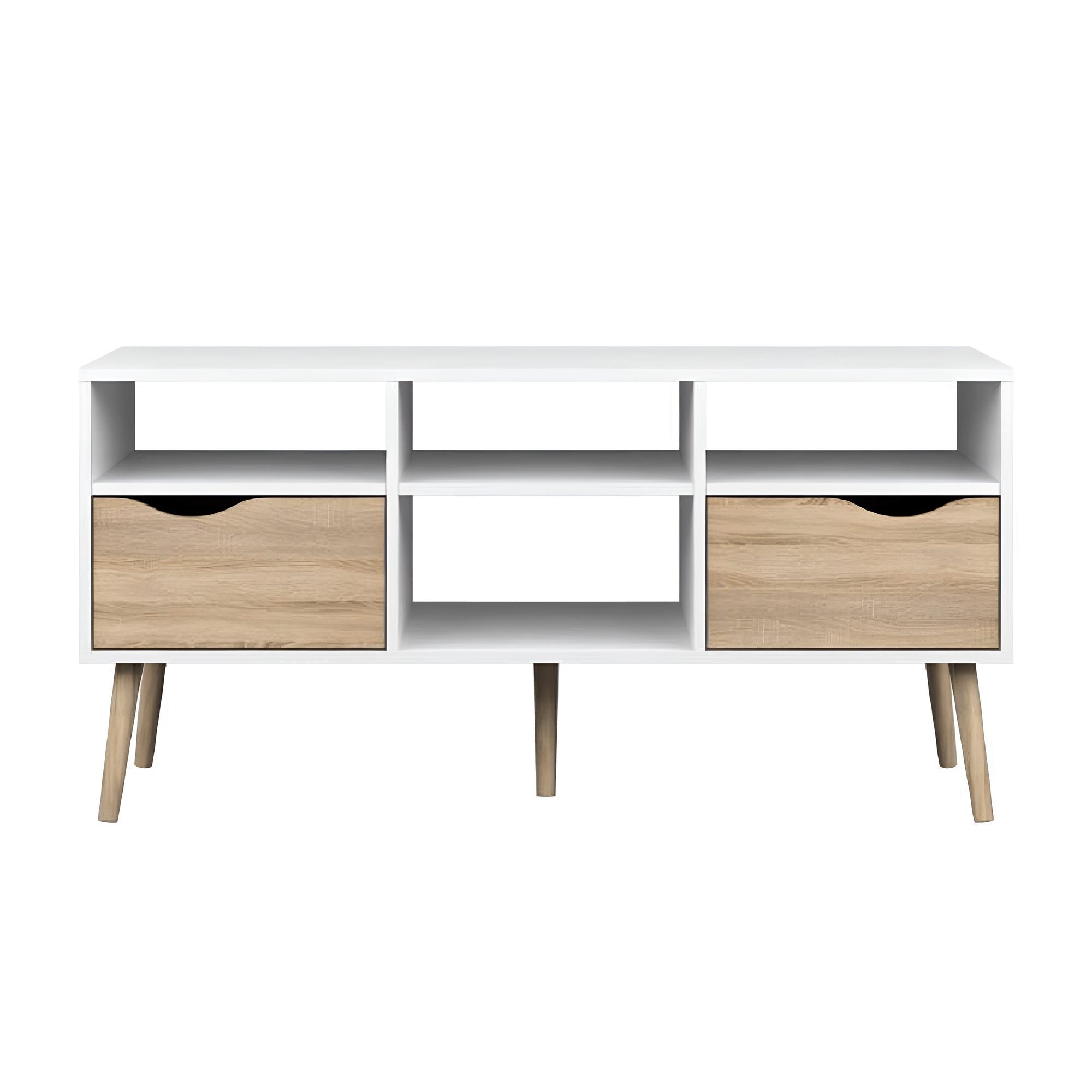 Comoda TV OSLO 75391, stejar sonoma/alb
