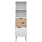 Vitrina OSLO 75382, stejar sonoma/alb