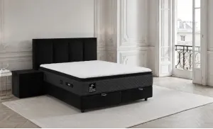 Saltea, alb / gri, 160x200x31 cm, Lateks Comfort