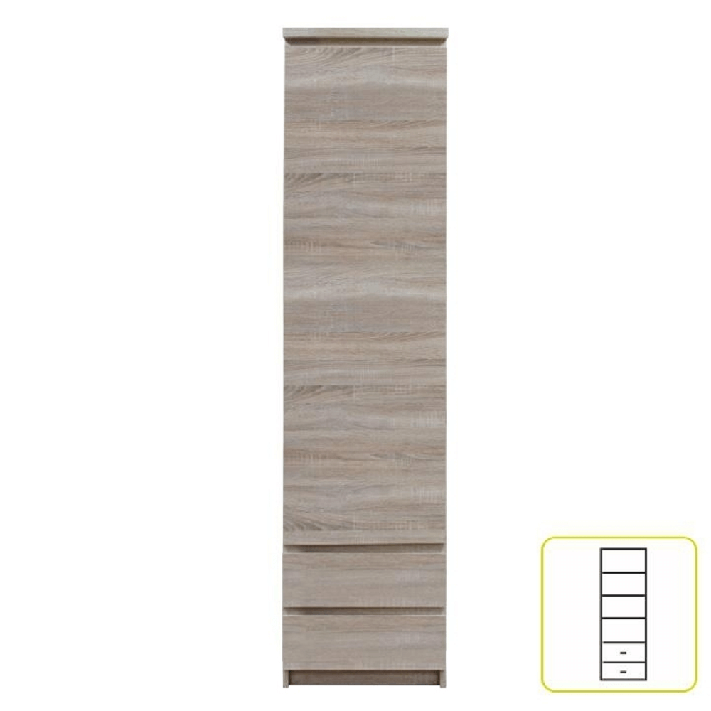 Dulap PANAMA Typ 02, stejar sonoma