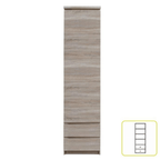 Dulap PANAMA Typ 02, stejar sonoma