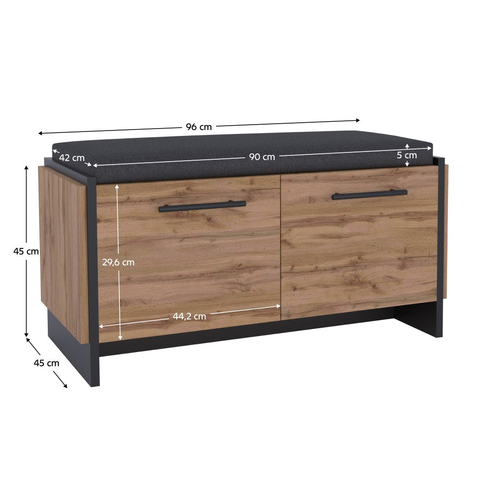 Pantofar Amoni – schiță cu dimensiuni