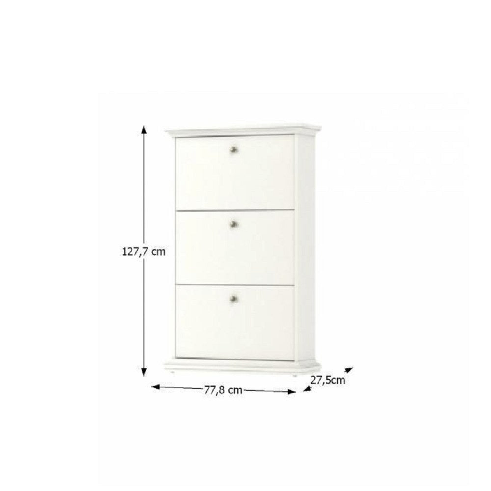 Pantofar Paris – schiță cu dimensiuni