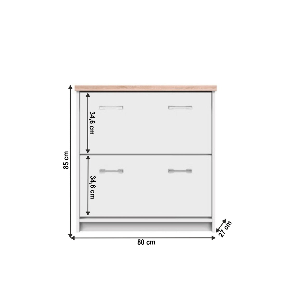 Pantofar Topty – schiță cu dimensiuni, imaginea 2