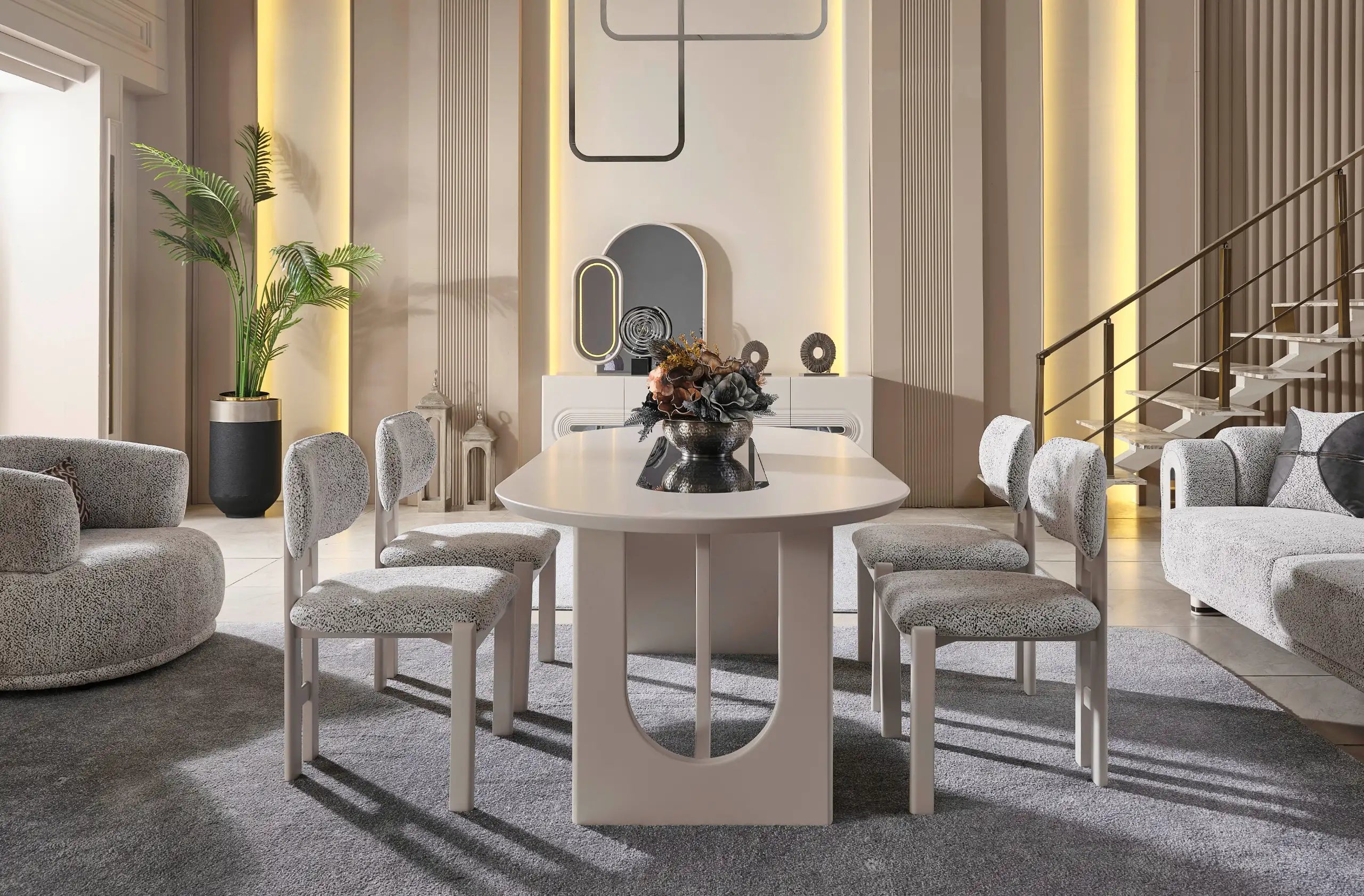 Masa living ovala Parma – Maxinova (imaginea 3)