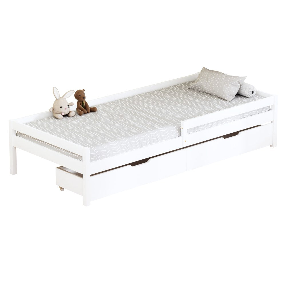 Pat copii Mix, alb, vedere din față