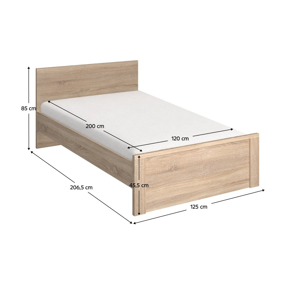 Pat copii Topty – schiță cu dimensiuni