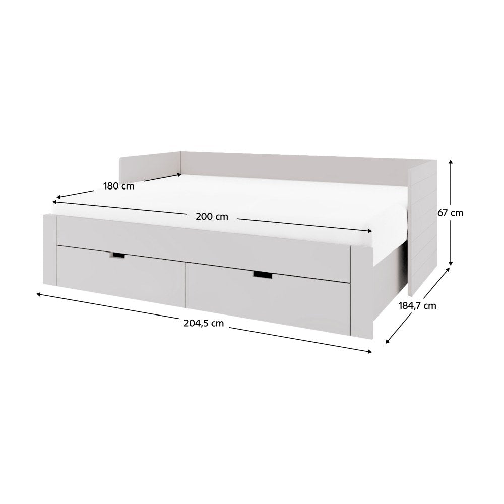 Pat extensibil Antony – schiță cu dimensiuni