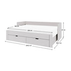 Pat extensibil Antony – schiță cu dimensiuni