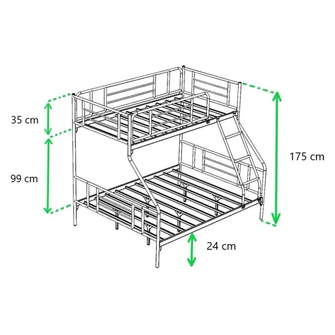 Pat supraetajat Max – schiță cu dimensiuni