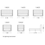Pat Brie Classic – schiță cu dimensiuni