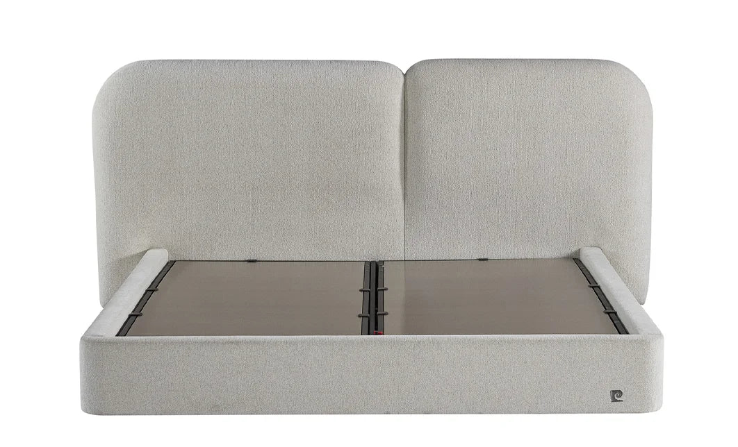 Pat tapitat Pierre Cardin cu somiera cu spatiu de depozitare, 160x200 cm, Cordoba