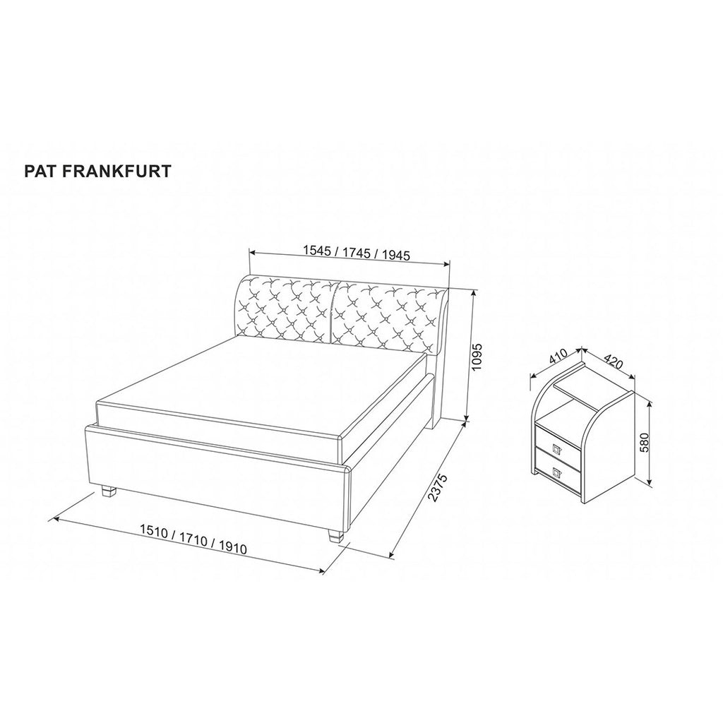 Pat Frankfurt Gri – schiță cu dimensiuni