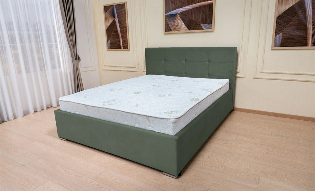Set pat tapitat Fresh cu Saltea Bonell Aloe Vera, vedere 6