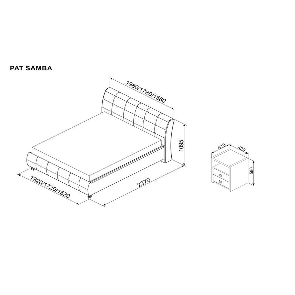 Pat Samba Beige, vedere din alt unghi