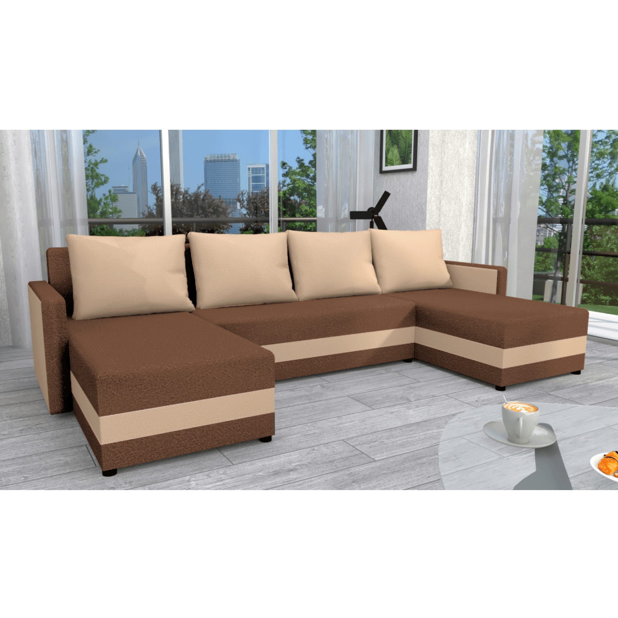 Coltar in forma de U extensibil PAULITA, vedere 11