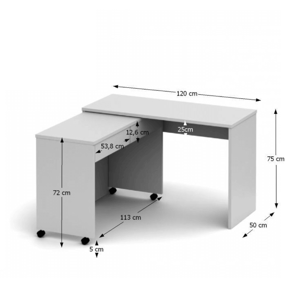Birou extensibil VERSAL NEW, vedere 4