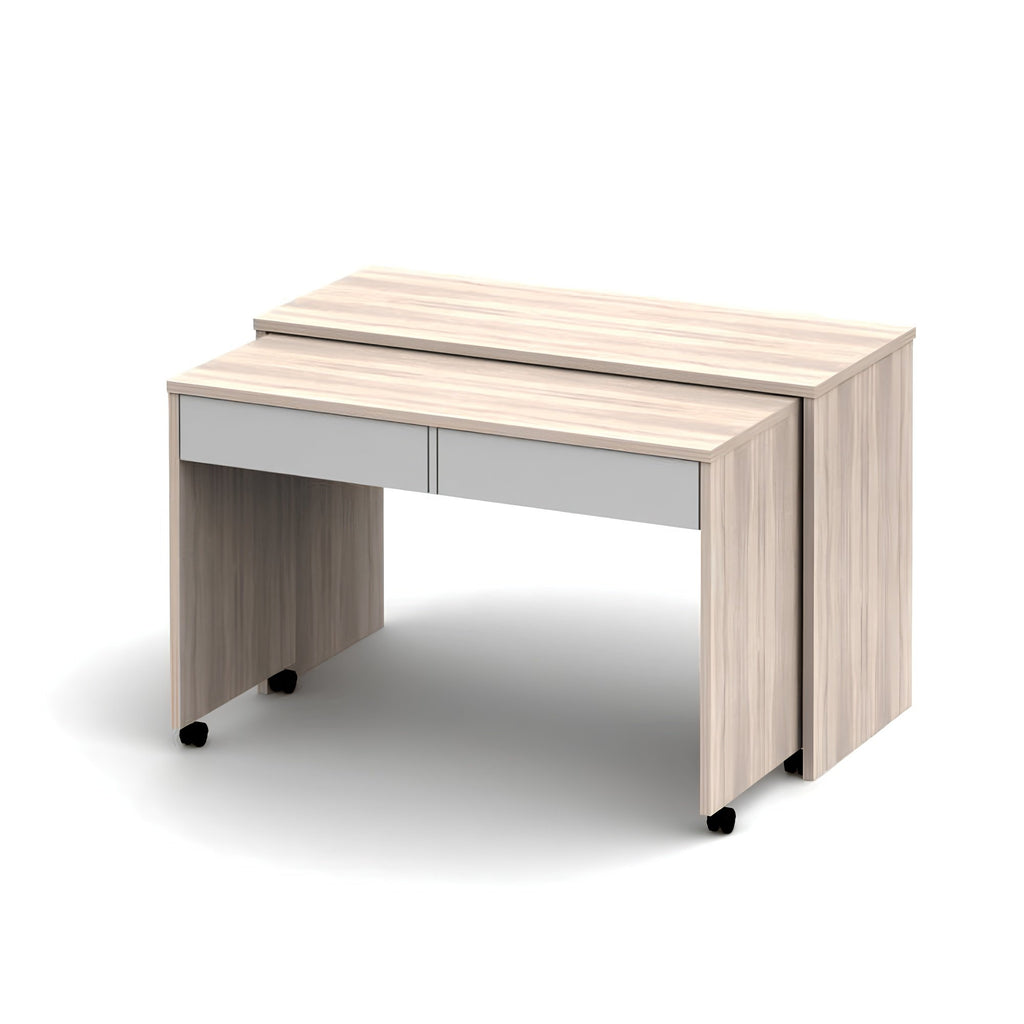Birou PC VERSAL, stejar sonoma / alb